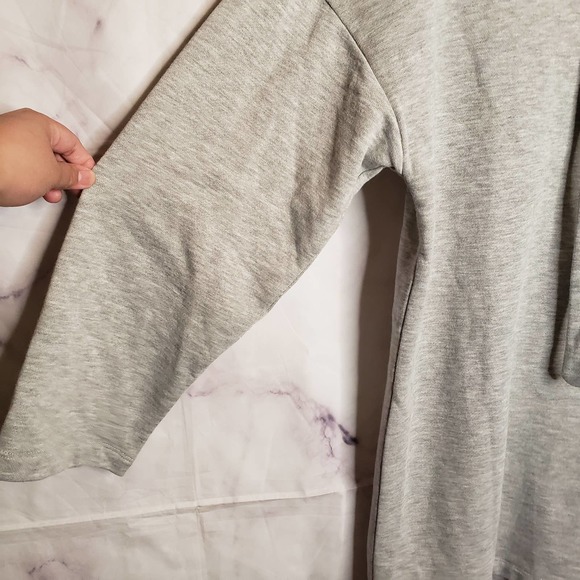 FOREVER 21 gray pullover hooded dress S - Picture 4 of 8